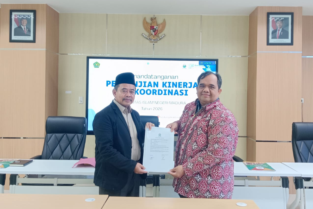 Ketua LPPM UIN Madura Resmi Teken Perjanjian Kinerja 2026