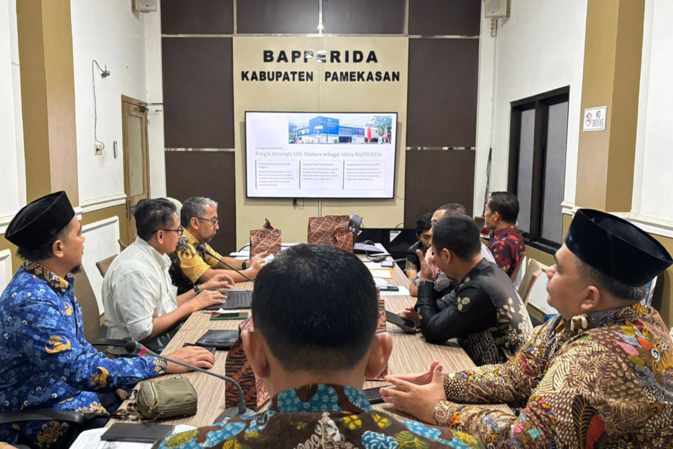 LPPM UIN Madura Jalin Koordinasi Riset dan Pengabdian dengan BAPPERIDA Kabupaten Pamekasan