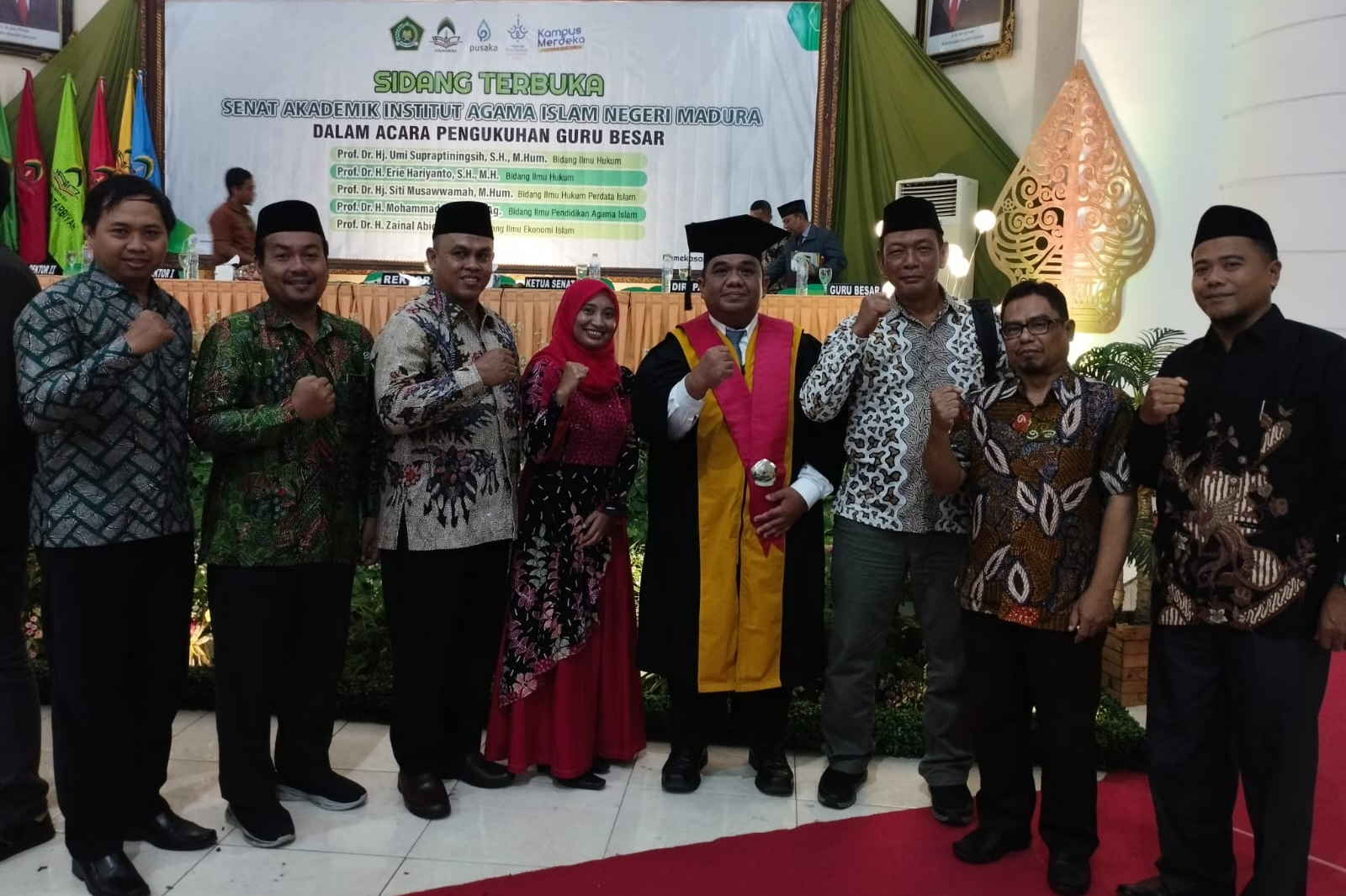 Kukuhkan Lima Guru Besar, dari Program Riset Leader dengan Luaran Artikel Jurnal Internasional bereputasi